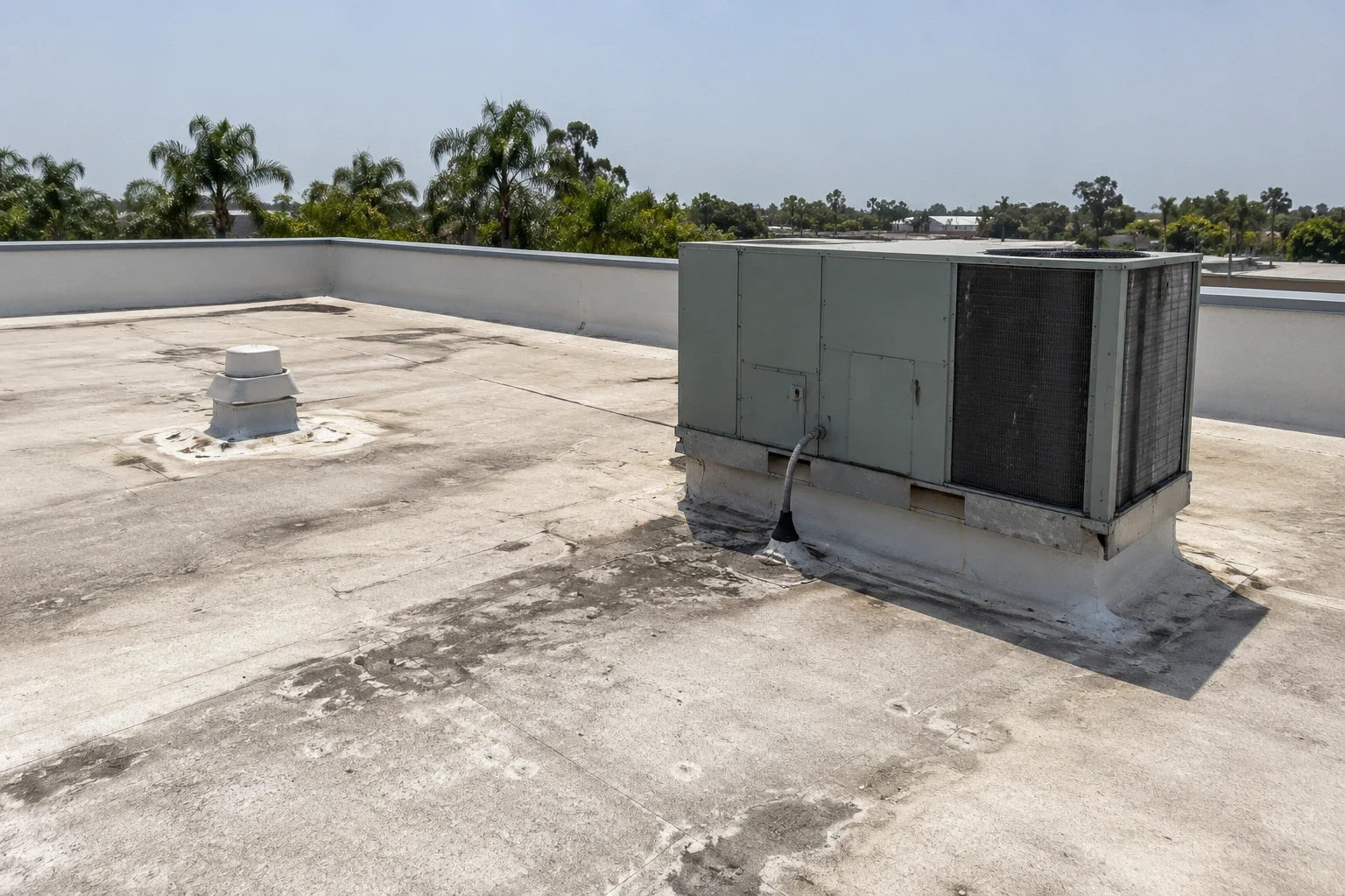 Commercial roof condition survey