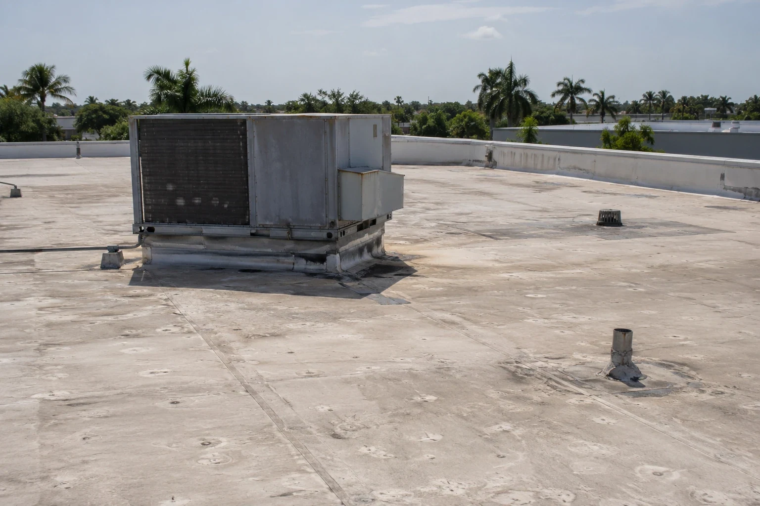 Commercial Hail Damage Roof Repair in Davie, FL