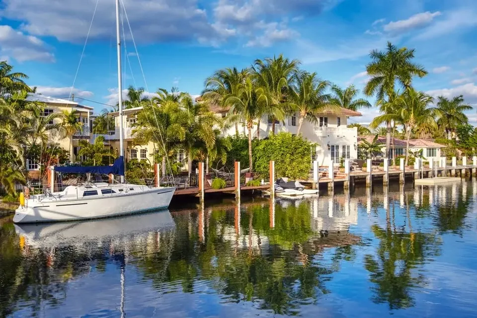 Aerial view of Davie, FL