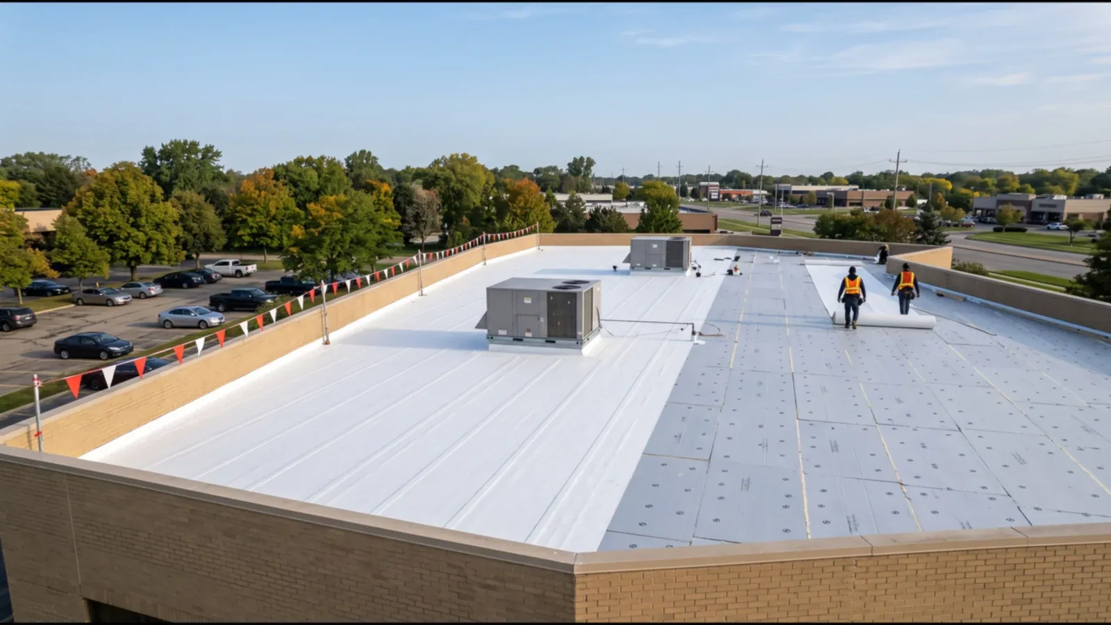 PVC Commercial Roofing in Davie, FL